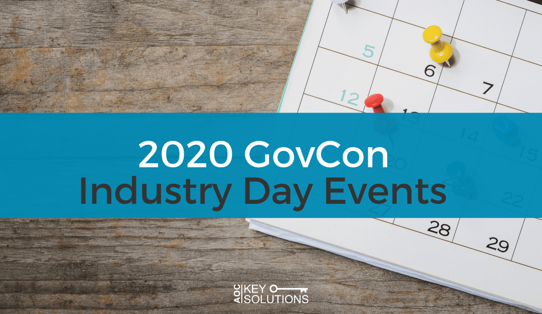 GovCon Industry Day Events 2020