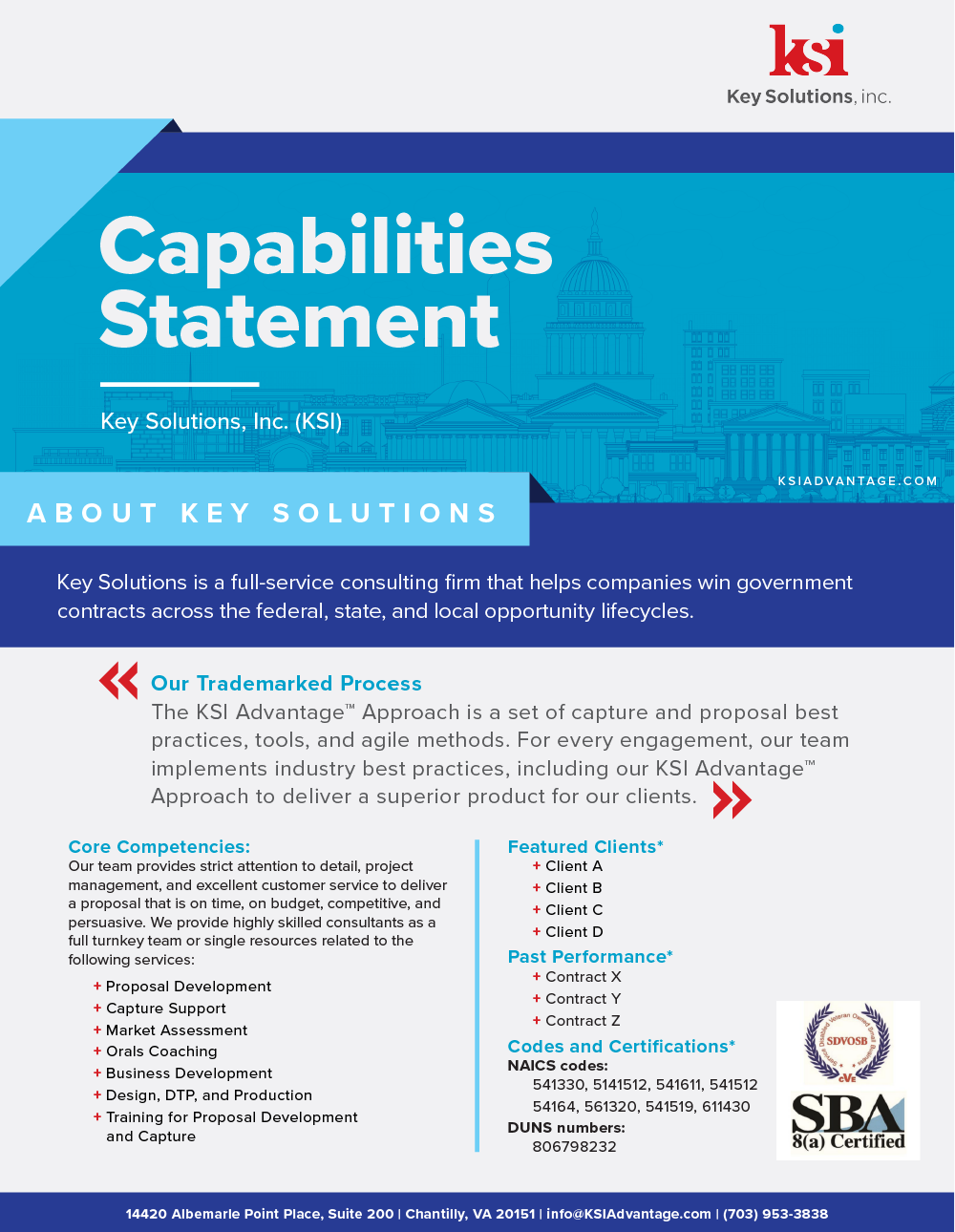 capability statement graphic