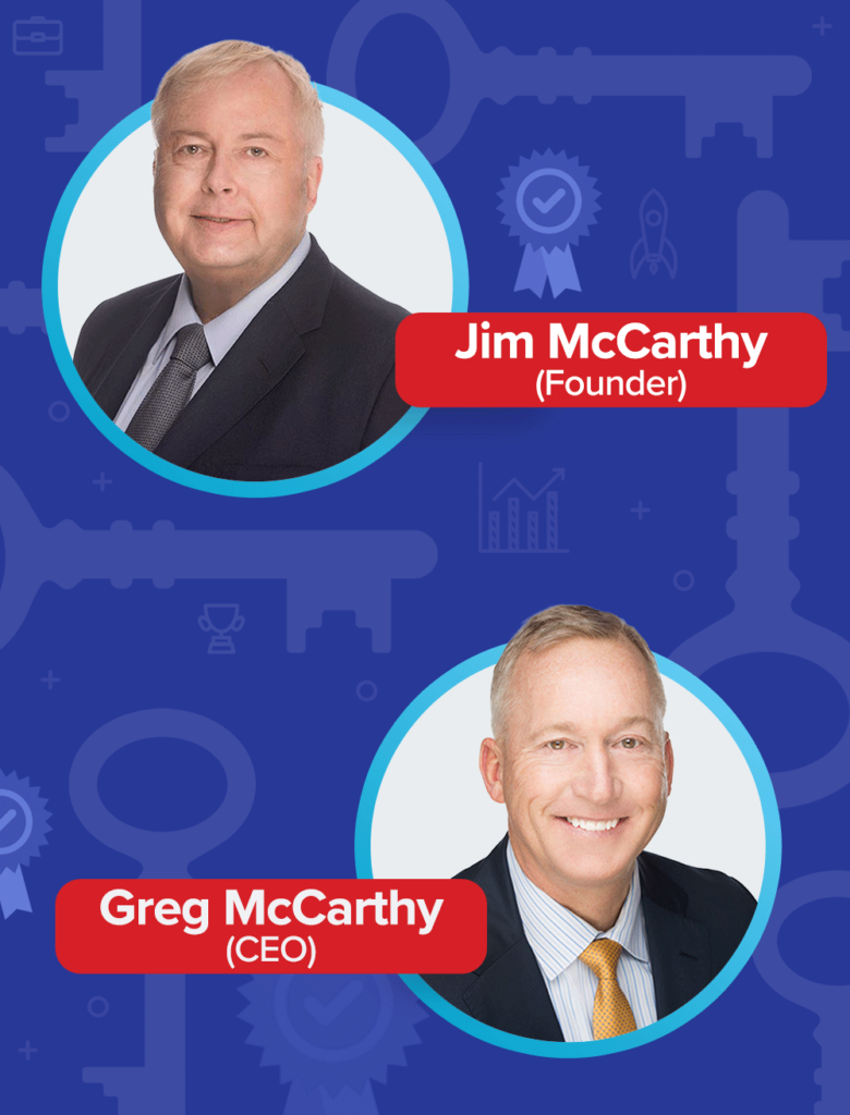 graphic with founder and ceo photos