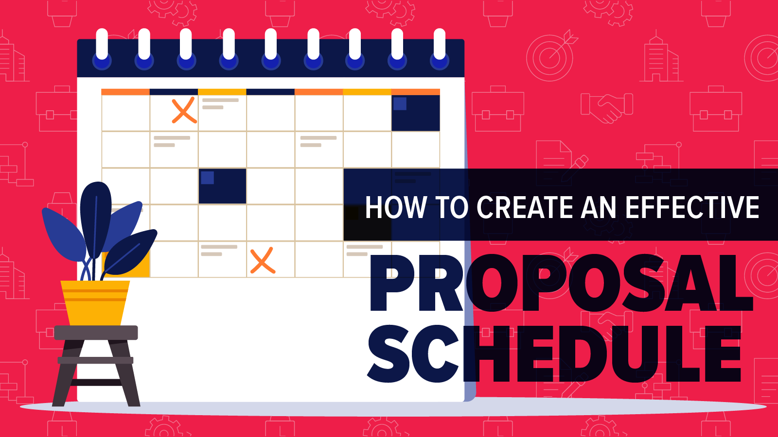proposal schedule graphic